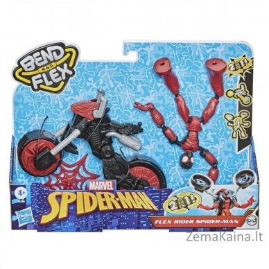 SPIDER-MAN Transporto priemonė „Bend and Flex“ 1