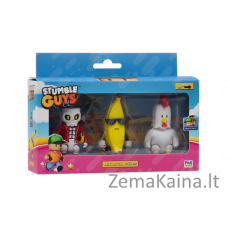 STUMBLE GUYS - MINI FIGURK - ZESTAW 3 FIGUREK VER.B