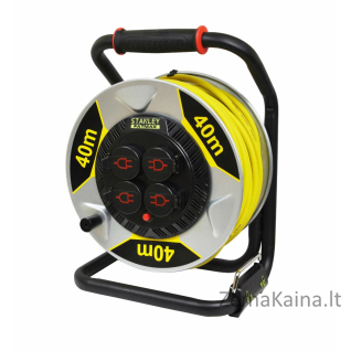 STANLEY RITINĖS pratęsimo kabelis 40m 3x2,5mm 16A IP44