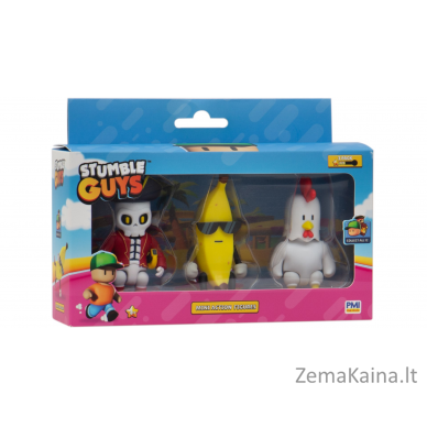 STUMBLE GUYS - MINI FIGURK - ZESTAW 3 FIGUREK VER.B