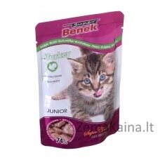 SUPER BENEK Junior Turkey - drėgno kačių ėdalo - 100 g