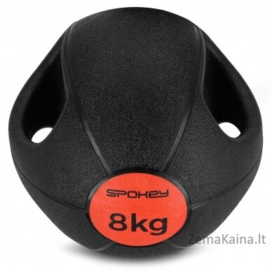 Svorinis kamuolys su rankenomis Spokey Gripi 8kg 1