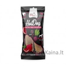 SYTA MICHA Chewy Hot Dog Coniglio con melograno in pelle di cervo - prelibatezze per cani - 2 pz.