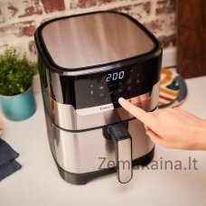 Tefal Easy Fry & Grill EY505D15 gruzdintuvė Vienas 4,2 L Autonominės 1550 W Karšto oro gruzdintuvė Nerūdijančiojo plieno