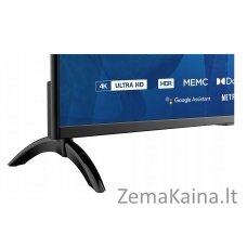 Televizorius 55" Blaupunkt 55UGC6000 4K Ultra HD, GoogleTV, "Dolby Atmos, WiFi 2,4-5GHz BT, WiFi juodas