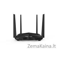 Tenda AC10 belaidis maršrutizatorius Gigabitinis eternetas Dviguba juosta (2,4 GHz / 5 GHz) 4G Juoda