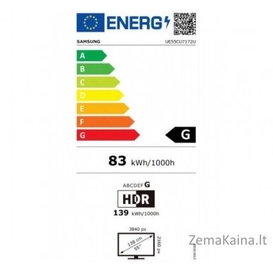 Televizorius Samsung UE65CU7172UXXH  5