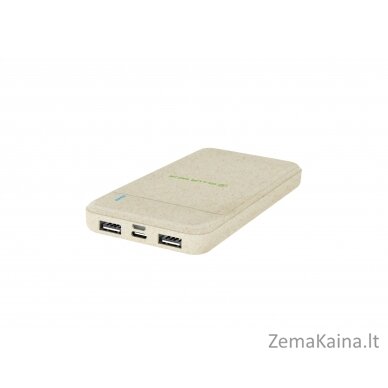 Tellur PD103 Green Power Bank 10000mAh, 2xQC3.0 + PD 18W cream 1