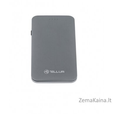 Tellur Power Bank QC 3.0 Fast Charge, 5000mAh, 3in1 gray 1