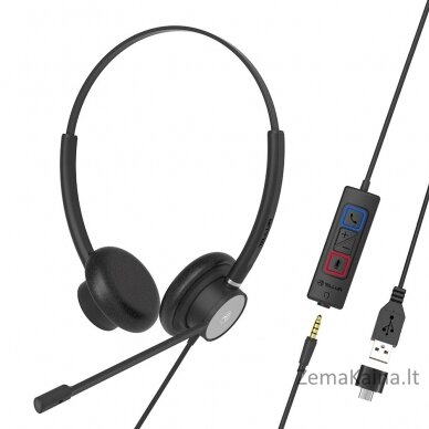 Tellur Voice 420 wired headset binaural black 1