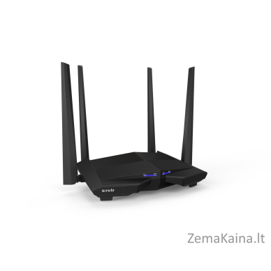 Tenda AC10 belaidis maršrutizatorius Gigabitinis eternetas Dviguba juosta (2,4 GHz / 5 GHz) 4G Juoda 1