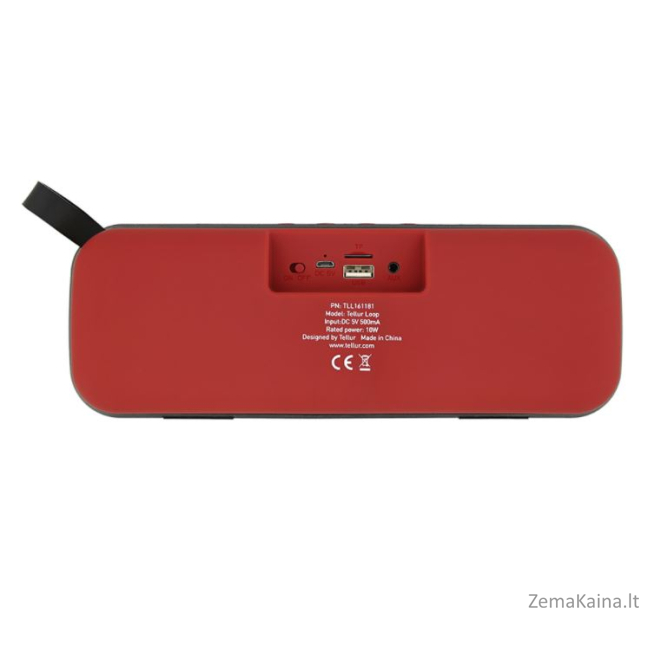 Tellur Bluetooth Speaker Loop 10W red 3