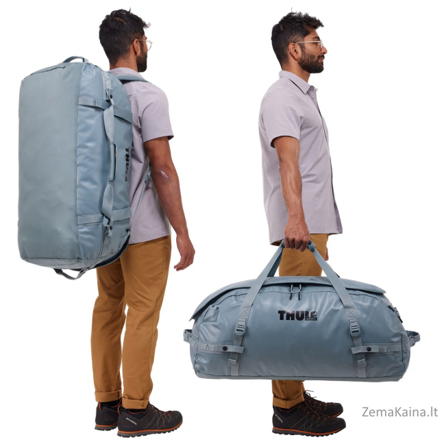 Thule 5000 Chasm Duffel 90L Pond Gray 3