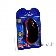 Titanum TM116E Wireless 3D mouse 2.4GHZ Black / Red