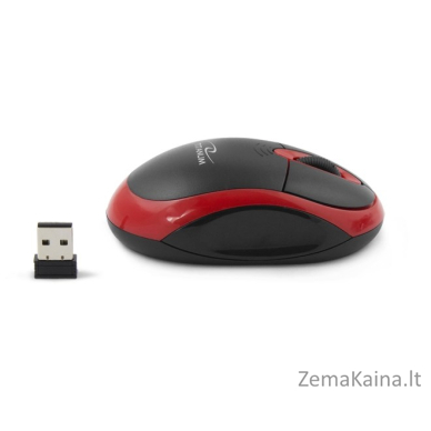 Titanum TM116E Wireless 3D mouse 2.4GHZ Black / Red 3