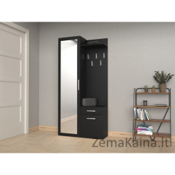 Topeshop GAR DUO CZERŃ prieškambario spintelė