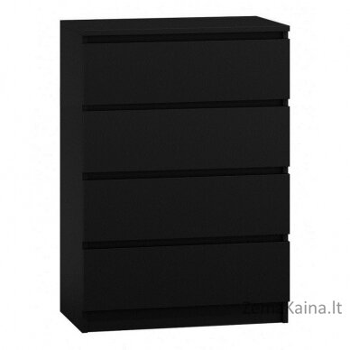 Topeshop M4 CZERŃ chest of drawers 1