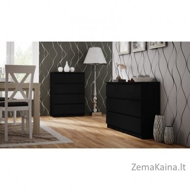 Topeshop M4 CZERŃ chest of drawers 3