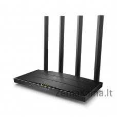 TP-LINK Archer C80 belaidis maršrutizatorius Gigabitinis eternetas Dviguba juosta (2,4 GHz / 5 GHz) 4G Juoda