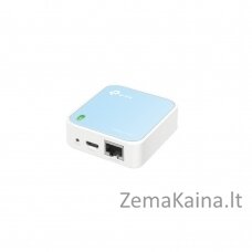 TP-LINK TL-WR802N belaidis maršrutizatorius Greitas eternetas Viena juosta (2,4 GHz) 4G Mėlyna, Balta