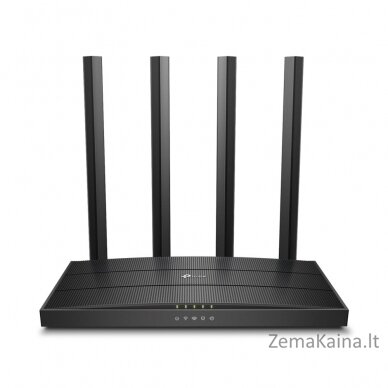 TP-LINK Archer C80 belaidis maršrutizatorius Gigabitinis eternetas Dviguba juosta (2,4 GHz / 5 GHz) 4G Juoda