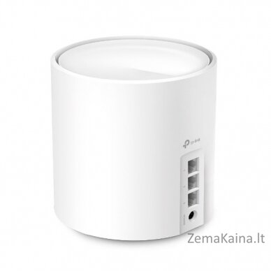 TP-LINK Deco X50 (2-pack) Dviguba juosta (2,4 GHz / 5 GHz) Wi-Fi 6 (802.11ax) Balta 3 Vidinis 1