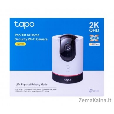 TP-Link Tapo C225 IP apsaugos kamera Vidaus 2560 x 1440 pikseliai Stalas 12