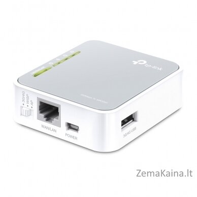 TP-LINK TL-MR3020 belaidis maršrutizatorius Greitas eternetas Viena juosta (2,4 GHz) 4G 1