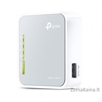 TP-LINK TL-MR3020 belaidis maršrutizatorius Greitas eternetas Viena juosta (2,4 GHz) 4G