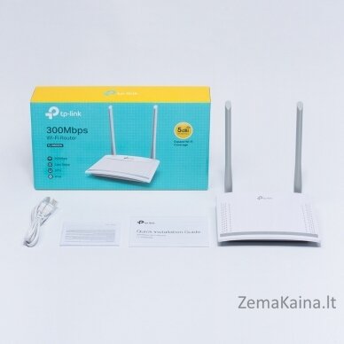 TP-LINK TL-WR820N belaidis maršrutizatorius Greitas eternetas Viena juosta (2,4 GHz) 4G Balta 5