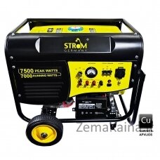 TRIFAZIS GENERATORIUS BENZININIS 7500W, 400V STROM® (ST7500E/400)