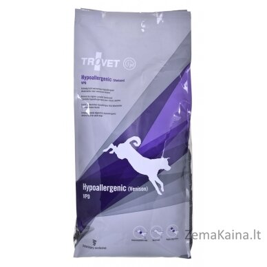 TROVET Hypoallergenic VPD with venison - sausas maistas šunims - 3 kg 1