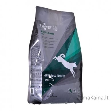 TROVET Weight & Diabetic WRD with chicken - sausas maistas šunims - 3 kg