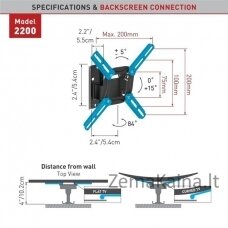 TV laikiklis BARKAN 2200.B