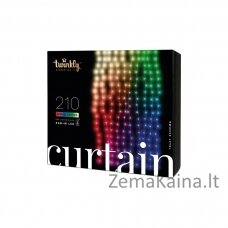 TWINKLY Curtain 210 (TWW210SPP-TEU) Išmanieji LED žibintai 210 LED RGB+W 2,1 m