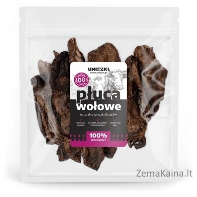 UNISZKI Jautienos plaučiai - skanėstas šunims - 500 g