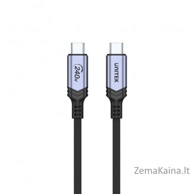 UNITEK USB-C CHARGING CABLE 3.1, PD 240W, 2M 2