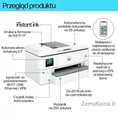 Urządzenie wielofunkcyjne HP OfficeJet Pro 9720e 14