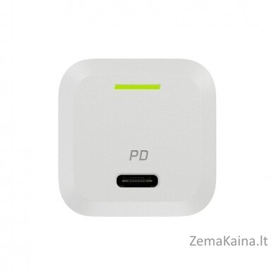 USB Charger Green Cell PowerGaN 33 W PD 3.0 QC 3.0 1x USB-C white 4