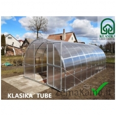 Vamzdelinis arkinis šiltnamis KLASIKA TUBE 6 m2 (3x2 m) 4 mm