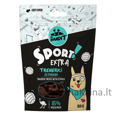 VetExpert Mr.Bandit SPORT EXTRA Trenerki ze strusiem - Przysmak dla psów - 150g