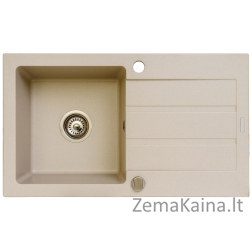 Vieno dubens kriauklė su nusausintuvu Maidsinks Promo 76x44 1B 1D E070053701