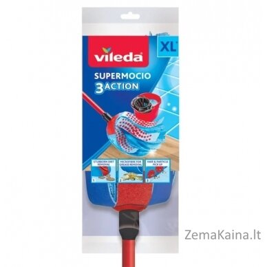 Vileda 3Action Velour XL šluostės užpildas 7