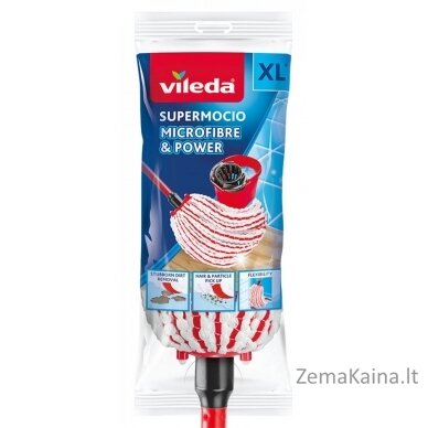 Vileda VI158455 mop Dry&wet Red, White