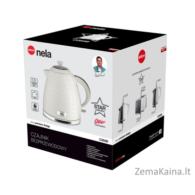 Virdulys ELDOM NELA, talpa 1,7 l, galia 2000 W, baltas 12