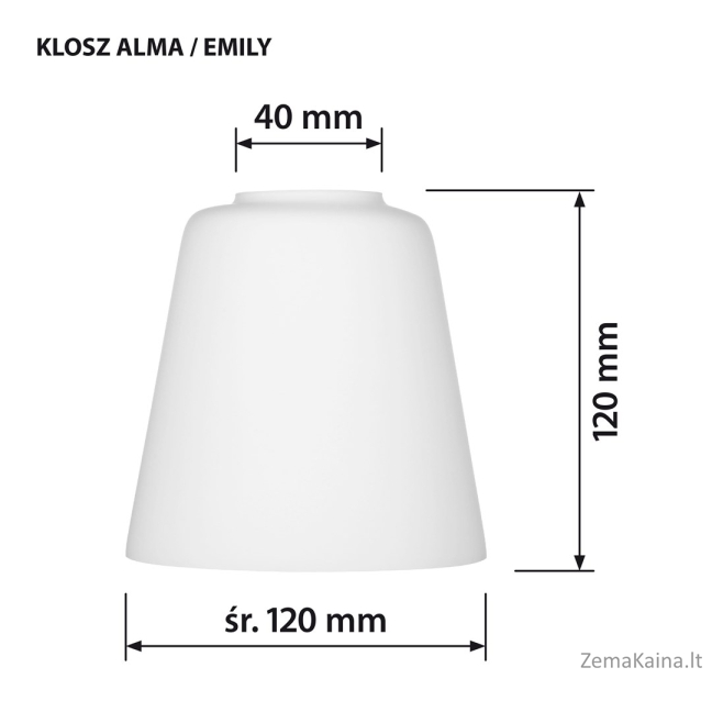Wall lamp Activejet AJE-ALMA 1P E27 1x40W 4