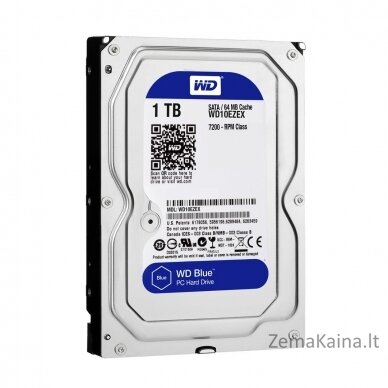 Western Digital Blue 3.5" 1000 GB „Serial ATA III“ 6