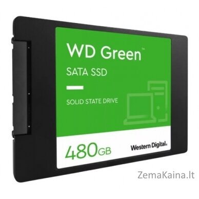 Western Digital Green WDS480G3G0A SSD diskas 2.5" 480 GB „Serial ATA III“ 1