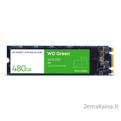 Western Digital Green WDS480G3G0B SSD diskas M.2 480 GB „Serial ATA III“