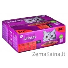 WHISKAS saszetki mix w sosie dla kota 80x85g